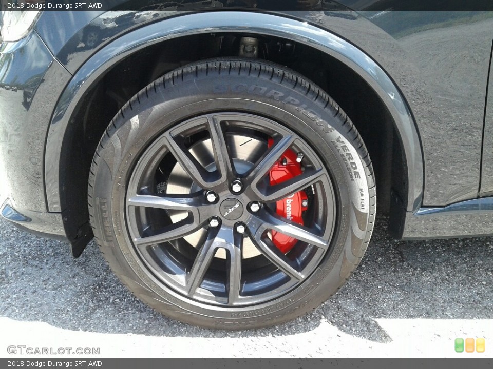 2018 Dodge Durango SRT AWD Wheel and Tire Photo #127338386
