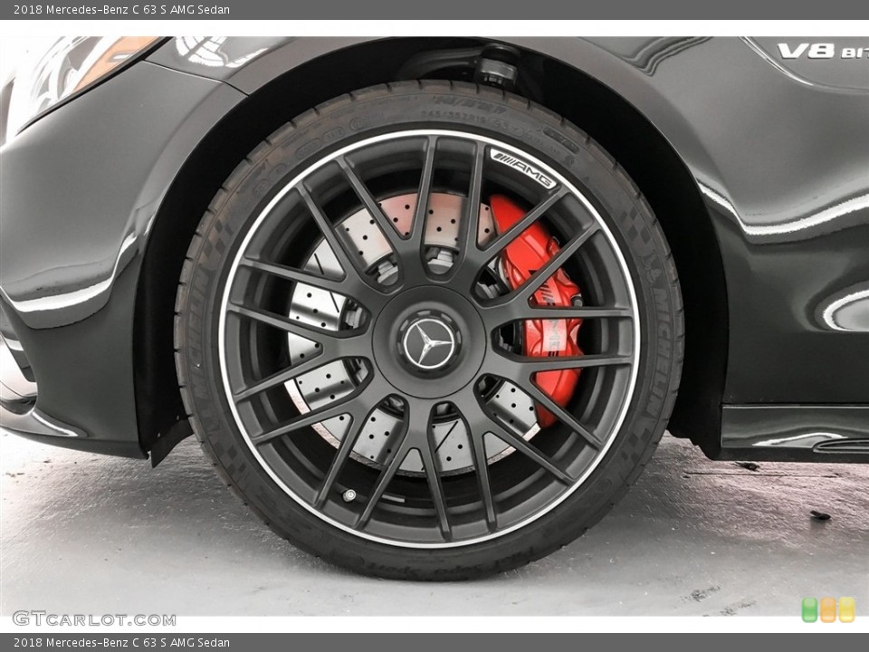 2018 Mercedes-Benz C 63 S AMG Sedan Wheel and Tire Photo #127365076