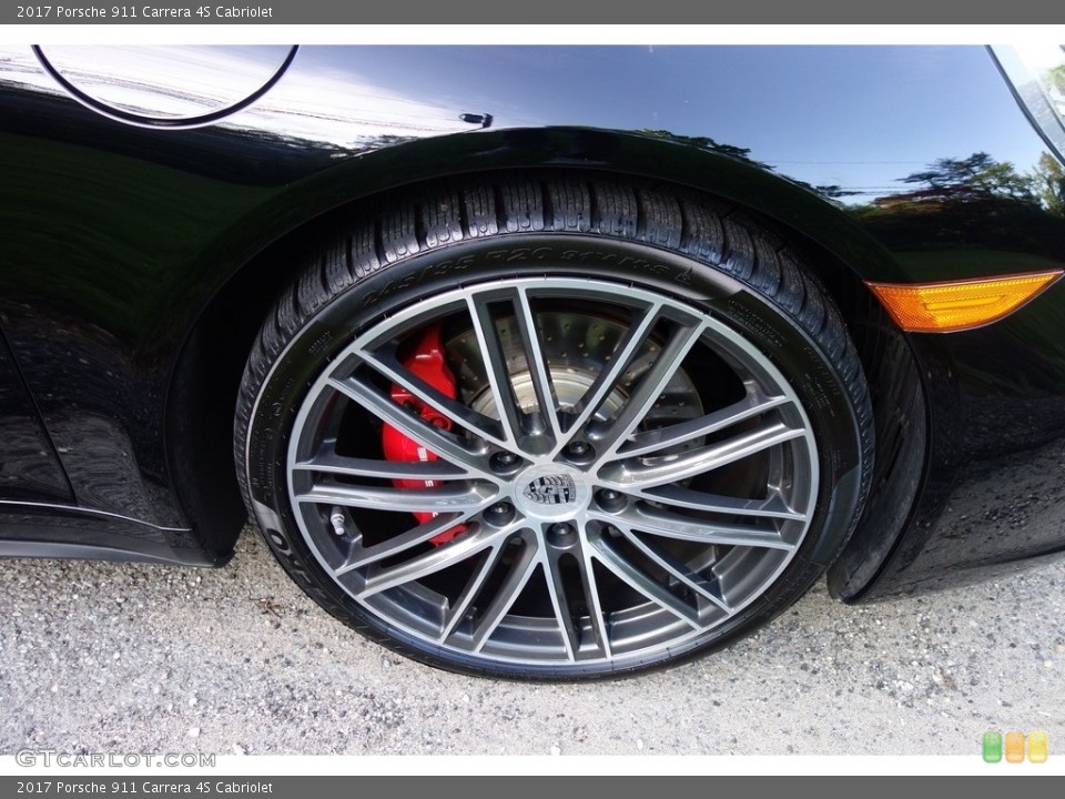 2017 Porsche 911 Carrera 4S Cabriolet Wheel and Tire Photo #127374457