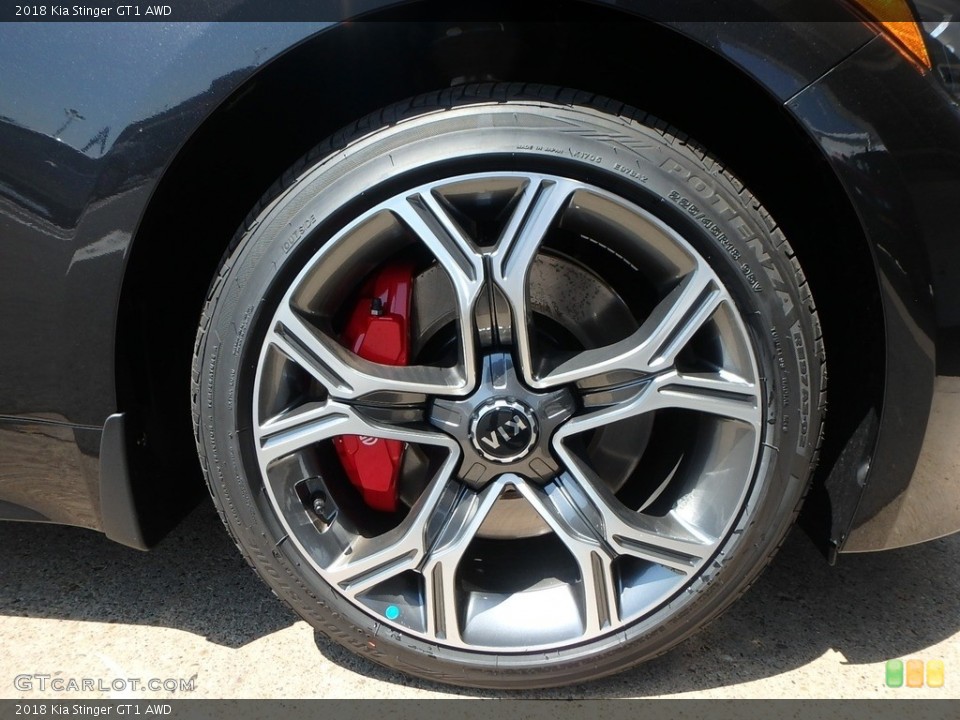 2018 Kia Stinger GT1 AWD Wheel and Tire Photo #127382984