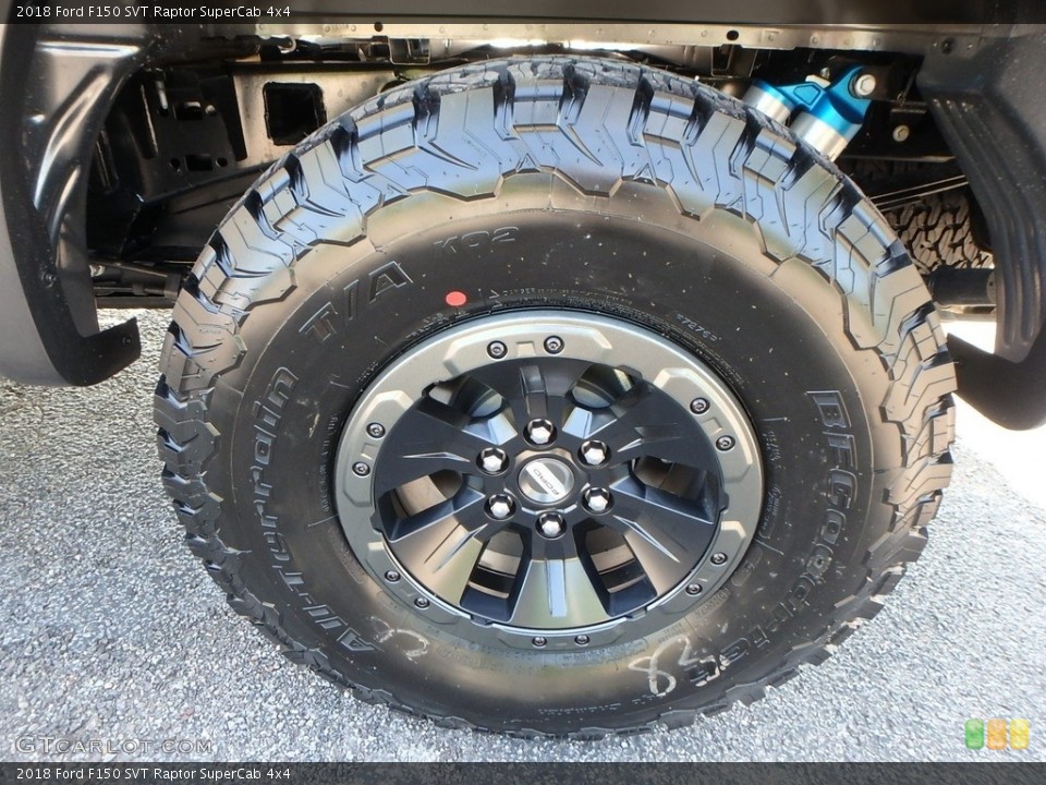2018 Ford F150 SVT Raptor SuperCab 4x4 Wheel and Tire Photo #127390136