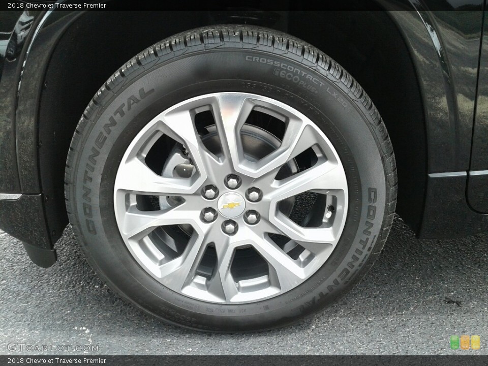 2018 Chevrolet Traverse Premier Wheel and Tire Photo #127410546