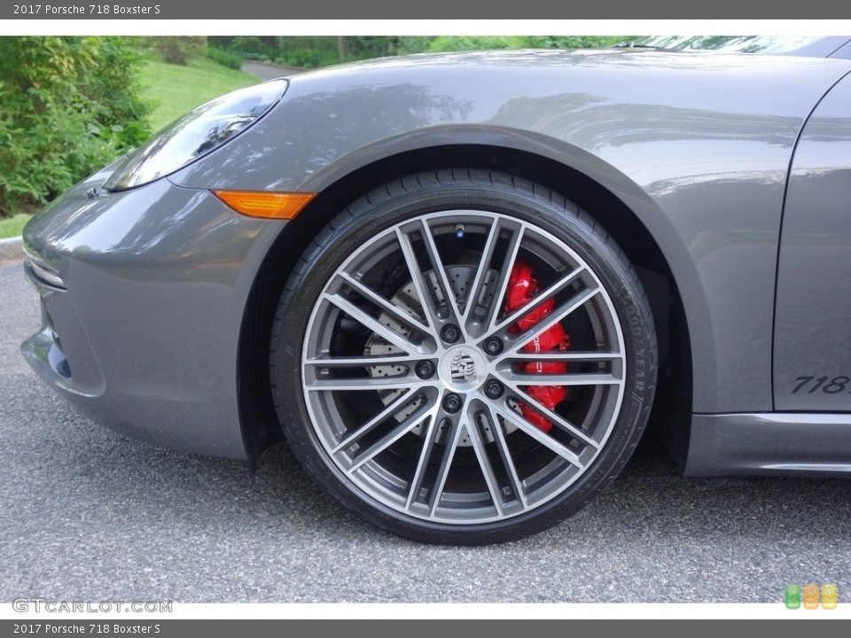 2017 Porsche 718 Boxster S Wheel and Tire Photo #127411635