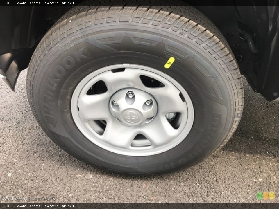 2018 Toyota Tacoma SR Access Cab 4x4 Wheel and Tire Photo #127415665