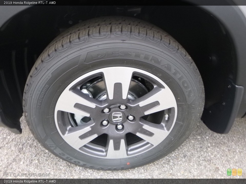 2019 Honda Ridgeline RTL-T AWD Wheel and Tire Photo #127438766