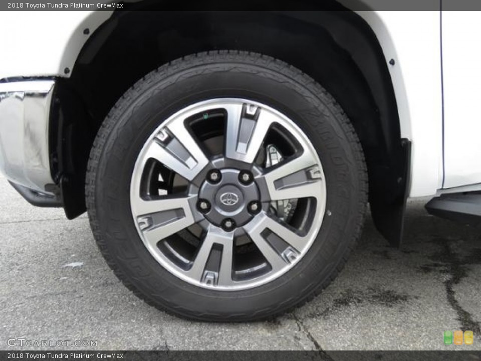 2018 Toyota Tundra Platinum CrewMax Wheel and Tire Photo #127470483