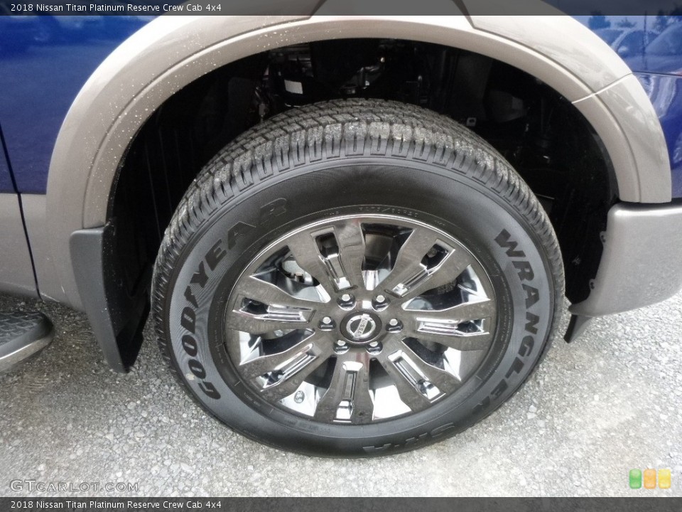 2018 Nissan Titan Platinum Reserve Crew Cab 4x4 Wheel and Tire Photo #127510598
