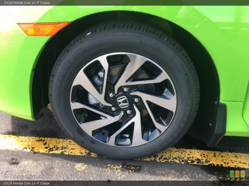 2018 Honda Civic LX-P Coupe Wheel and Tire Photo #127550196