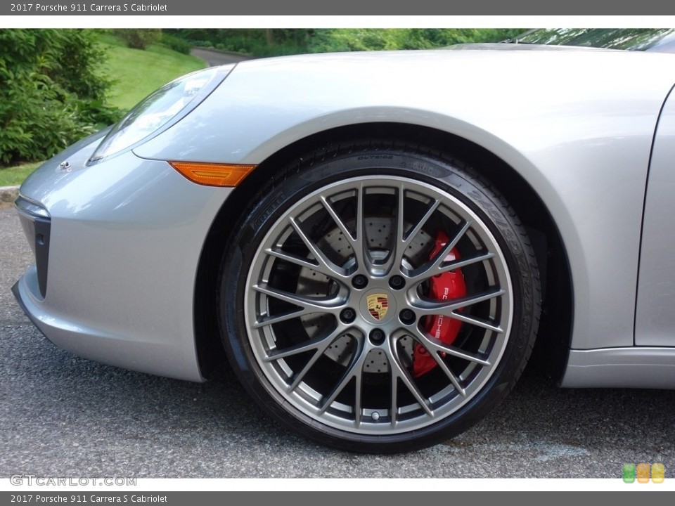 2017 Porsche 911 Carrera S Cabriolet Wheel and Tire Photo #127606938