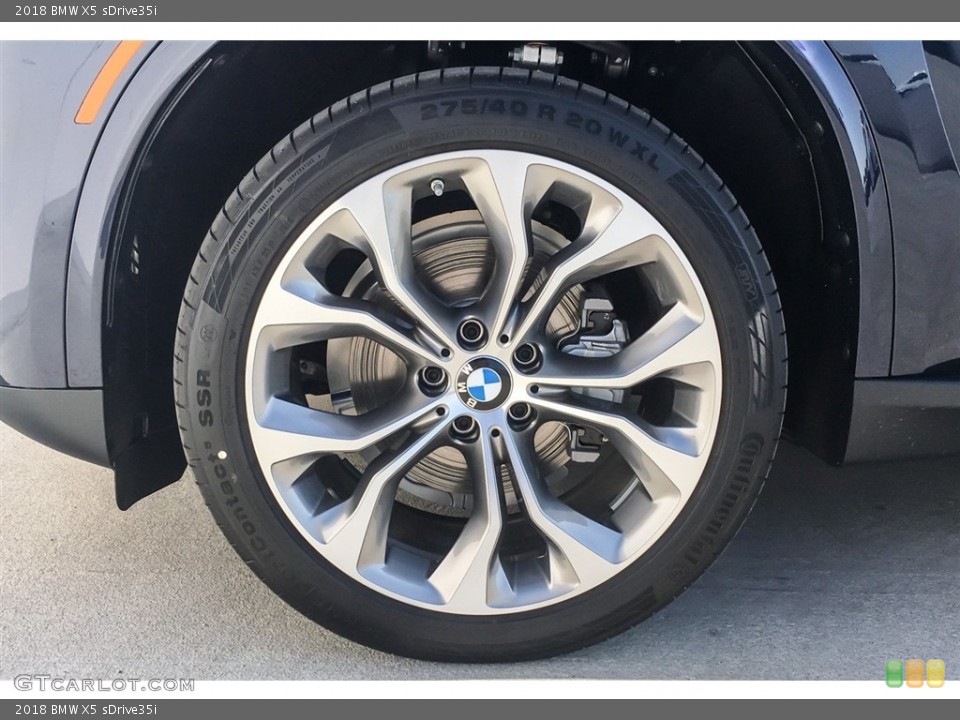 2018 BMW X5 sDrive35i Wheel and Tire Photo #127615227