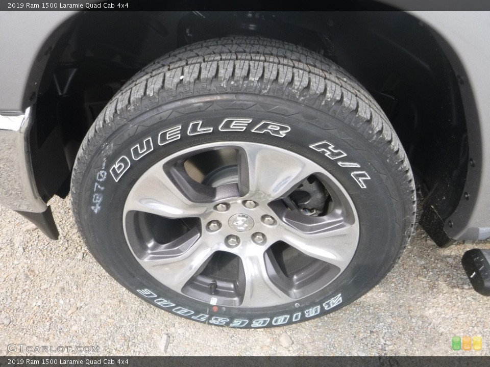 2019 Ram 1500 Laramie Quad Cab 4x4 Wheel and Tire Photo #127617934