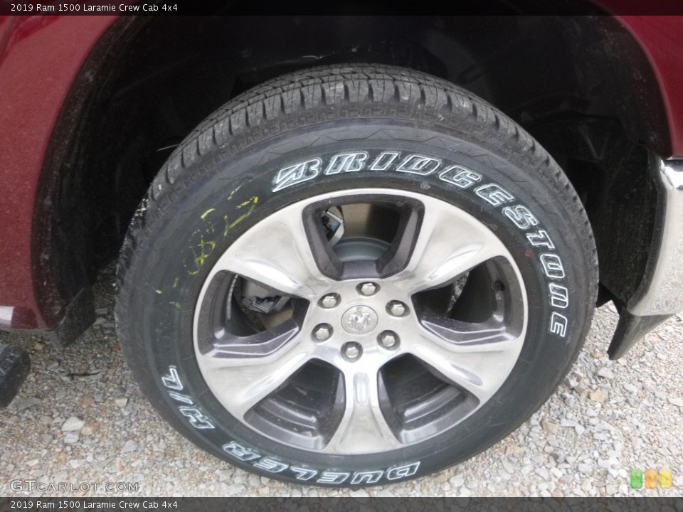 2019 Ram 1500 Laramie Crew Cab 4x4 Wheel and Tire Photo #127619914