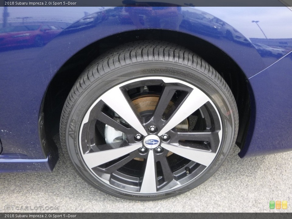 2018 Subaru Impreza 2.0i Sport 5-Door Wheel and Tire Photo #127626910