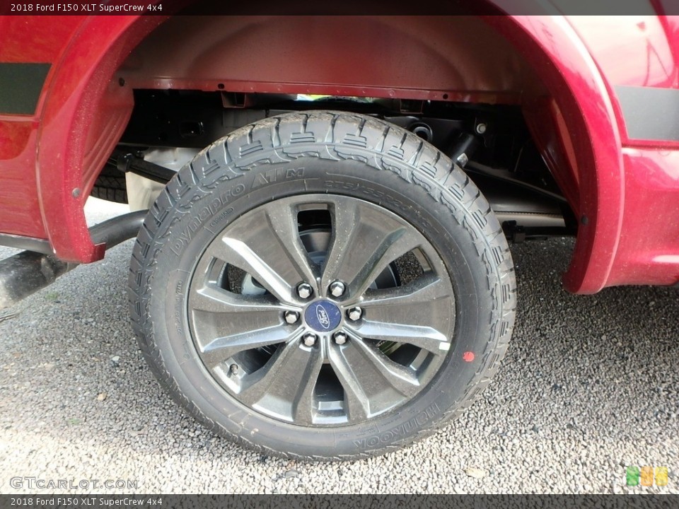 2018 Ford F150 XLT SuperCrew 4x4 Wheel and Tire Photo #127633279