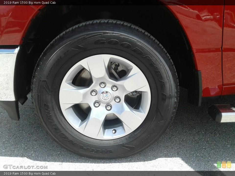 2019 Ram 1500 Big Horn Quad Cab Wheel and Tire Photo #127655413