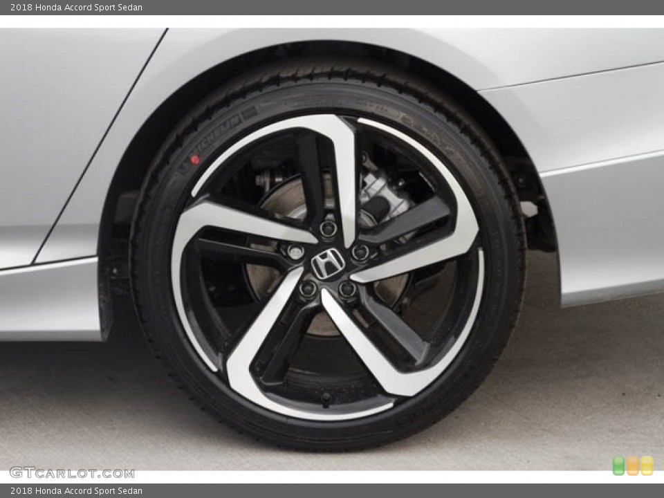 2018 Honda Accord Sport Sedan Wheel and Tire Photo #127715440