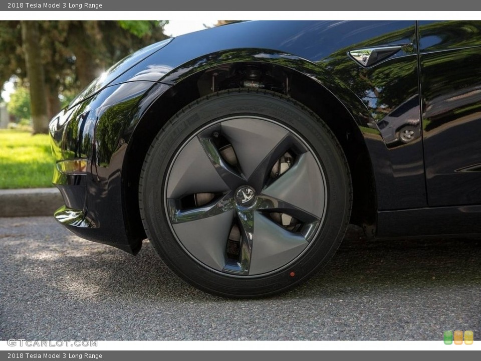 2018 Tesla Model 3 Long Range Wheel and Tire Photo #127725997