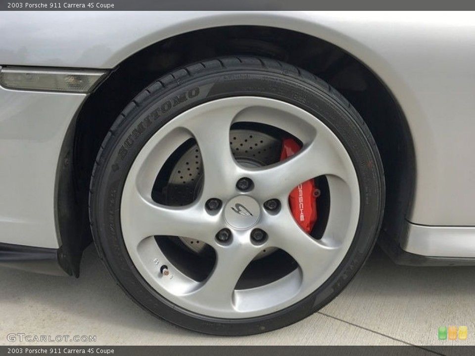 2003 Porsche 911 Carrera 4S Coupe Wheel and Tire Photo #127763651