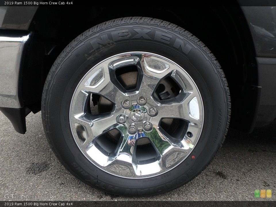 2019 Ram 1500 Big Horn Crew Cab 4x4 Wheel and Tire Photo #127842494