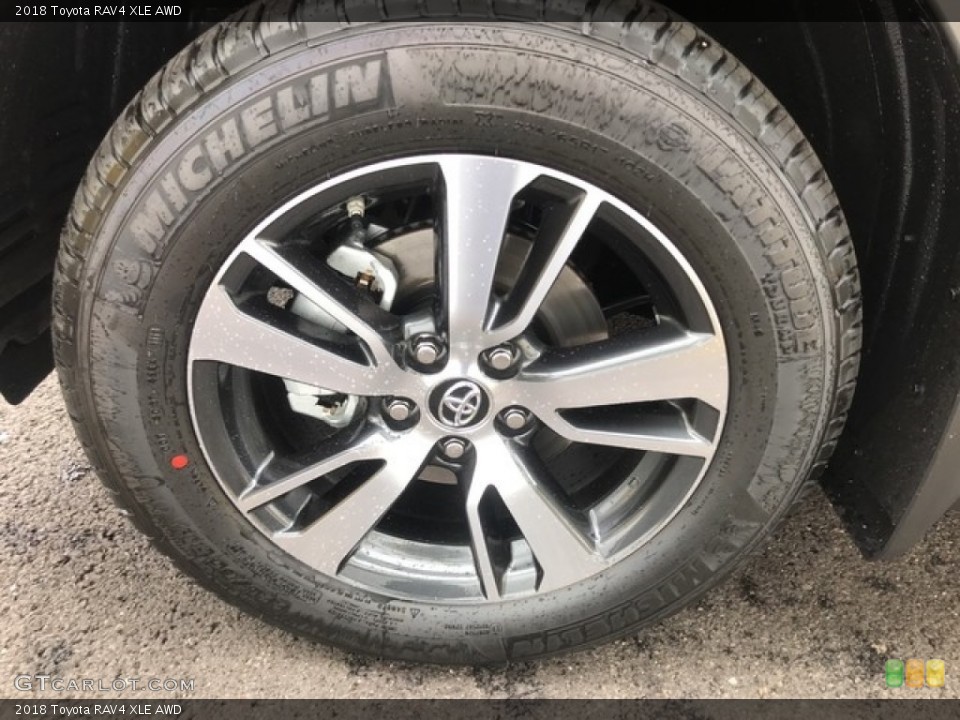 2018 Toyota RAV4 XLE AWD Wheel and Tire Photo #127868856