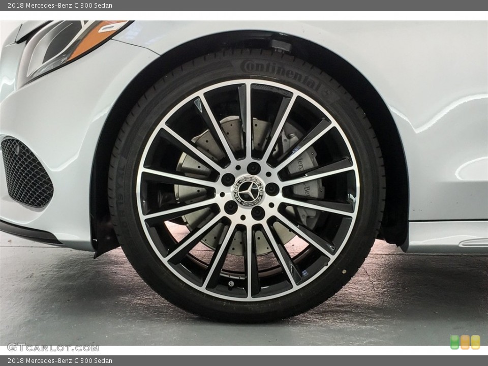 2018 Mercedes-Benz C 300 Sedan Wheel and Tire Photo #128007703