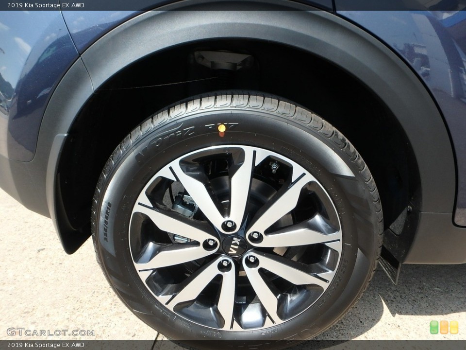 2019 Kia Sportage EX AWD Wheel and Tire Photo #128021983