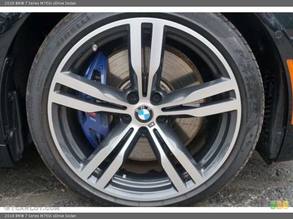 2018 BMW 7 Series M760i xDrive Sedan Wheel and Tire Photo #128037892