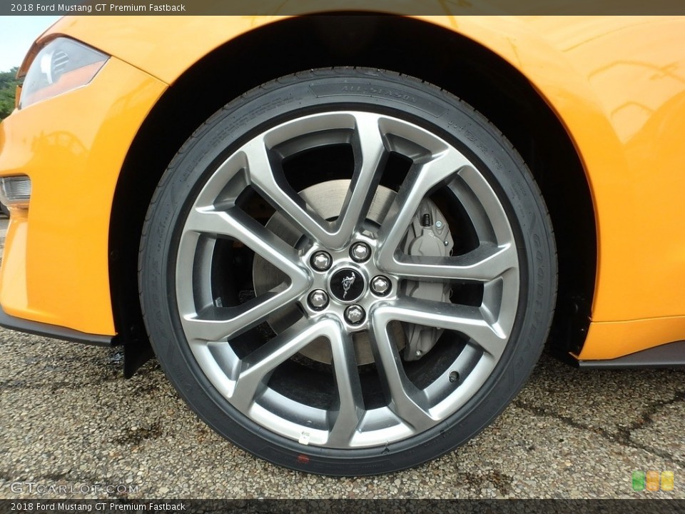 2018 Ford Mustang GT Premium Fastback Wheel and Tire Photo #128064557