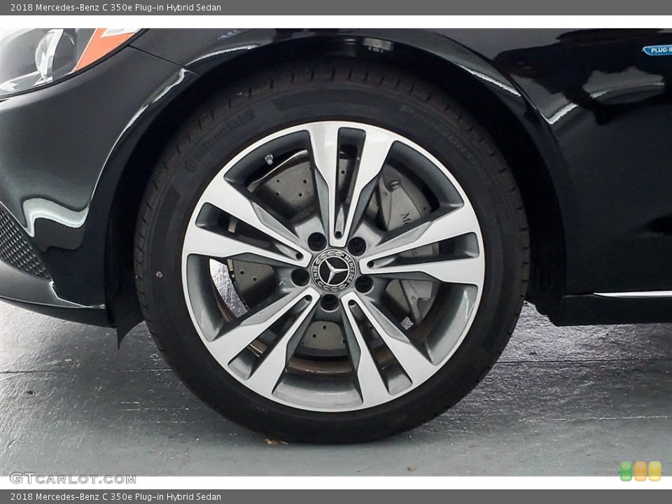 2018 Mercedes-Benz C 350e Plug-in Hybrid Sedan Wheel and Tire Photo #128120395