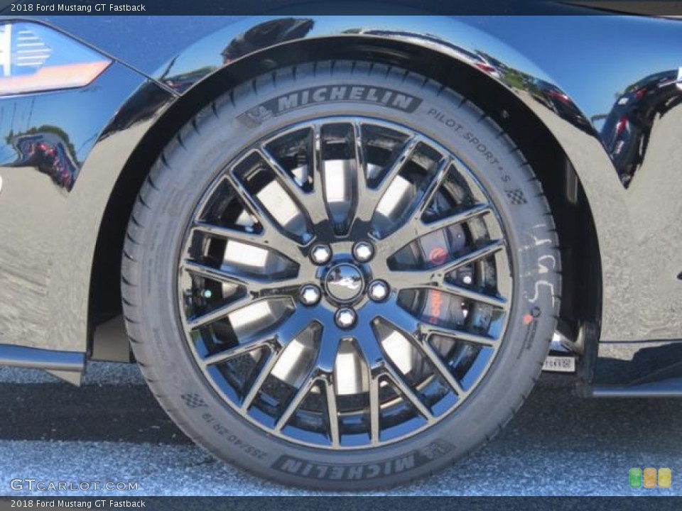 2018 Ford Mustang GT Fastback Wheel and Tire Photo #128184676