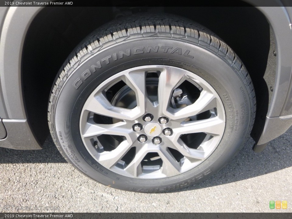 2019 Chevrolet Traverse Premier AWD Wheel and Tire Photo #128228300