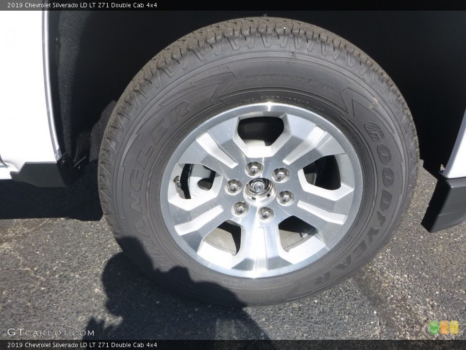 2019 Chevrolet Silverado LD LT Z71 Double Cab 4x4 Wheel and Tire Photo #128337172