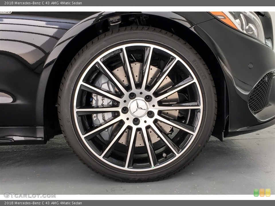 2018 Mercedes-Benz C 43 AMG 4Matic Sedan Wheel and Tire Photo #128381943
