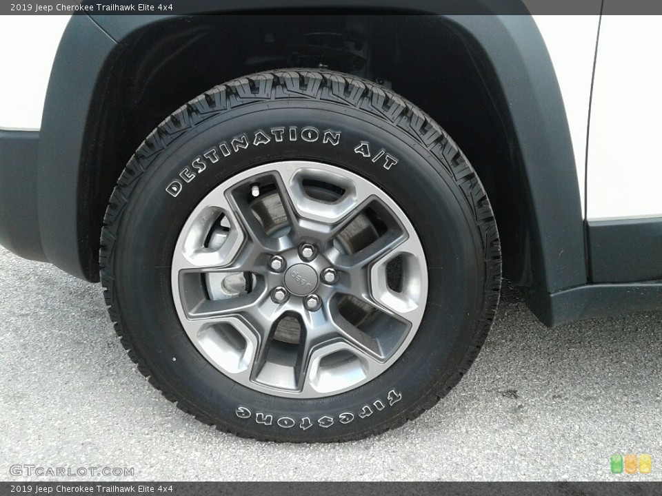 2019 Jeep Cherokee Trailhawk Elite 4x4 Wheel and Tire Photo #128470850