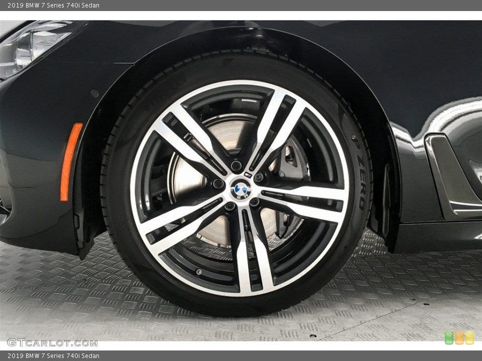2019 BMW 7 Series 740i Sedan Wheel and Tire Photo #128656618
