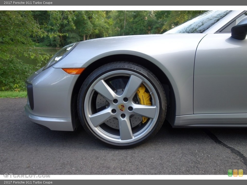 2017 Porsche 911 Turbo Coupe Wheel and Tire Photo #128761029