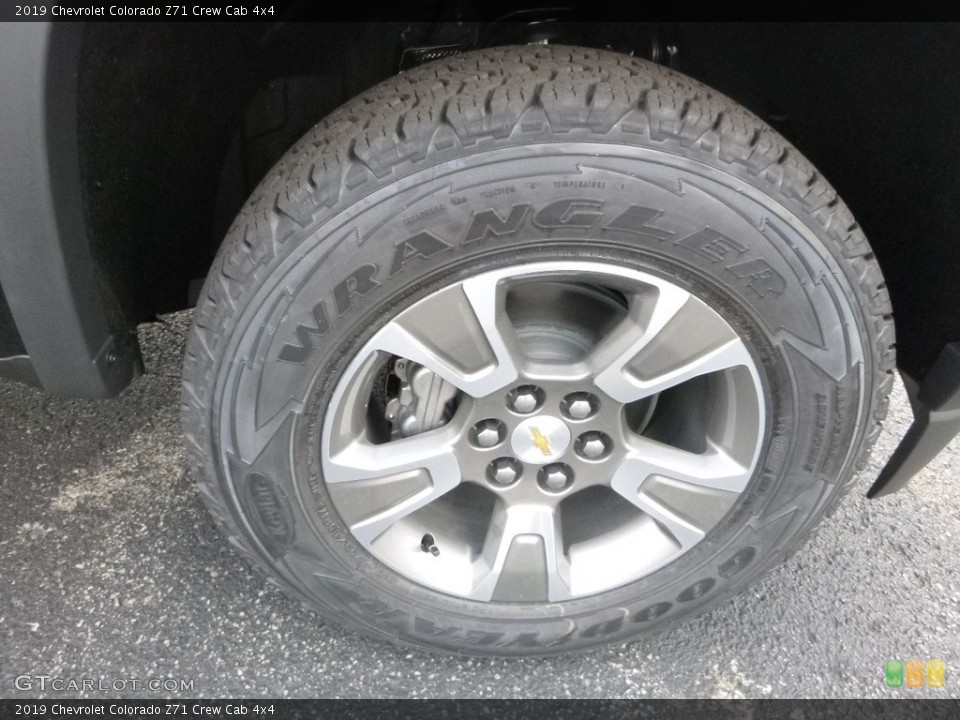2019 Chevrolet Colorado Z71 Crew Cab 4x4 Wheel and Tire Photo #128793498