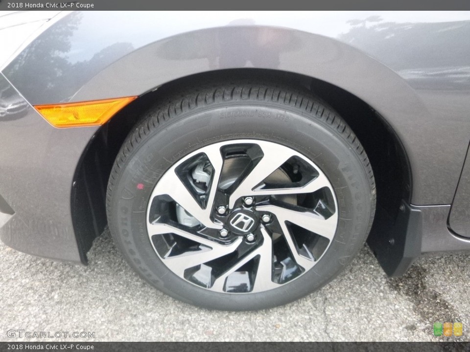 2018 Honda Civic LX-P Coupe Wheel and Tire Photo #128798331
