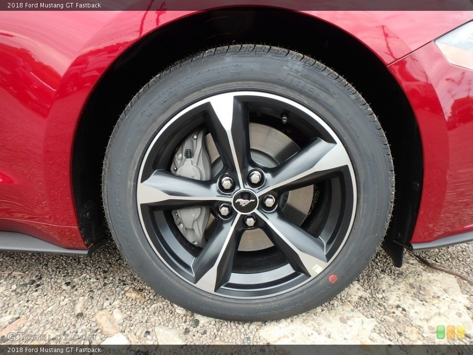 2018 Ford Mustang GT Fastback Wheel and Tire Photo #128805816