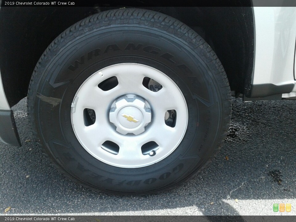 2019 Chevrolet Colorado WT Crew Cab Wheel and Tire Photo #128897617