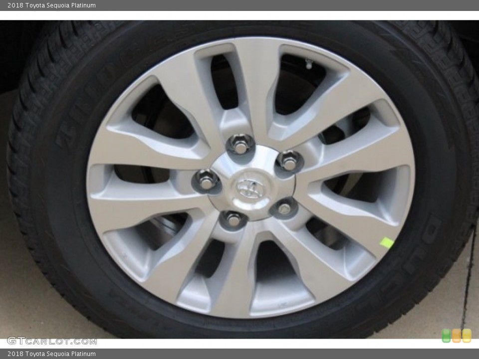 2018 Toyota Sequoia Platinum Wheel and Tire Photo #128915008