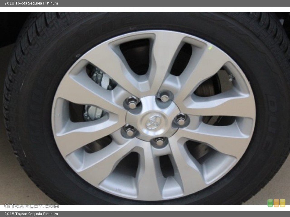 2018 Toyota Sequoia Platinum Wheel and Tire Photo #128915023