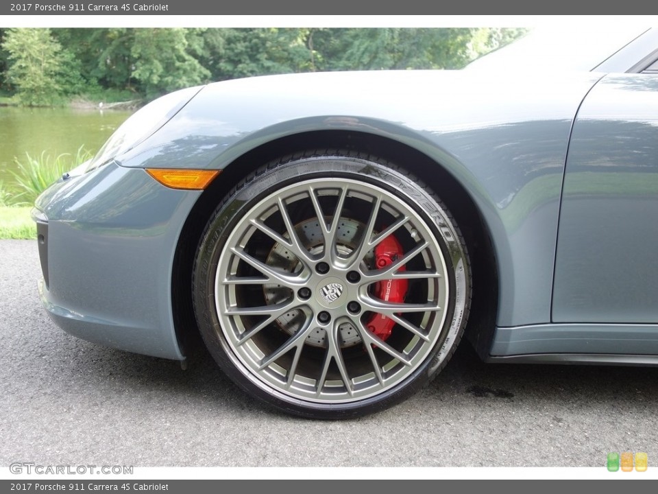 2017 Porsche 911 Carrera 4S Cabriolet Wheel and Tire Photo #128958345