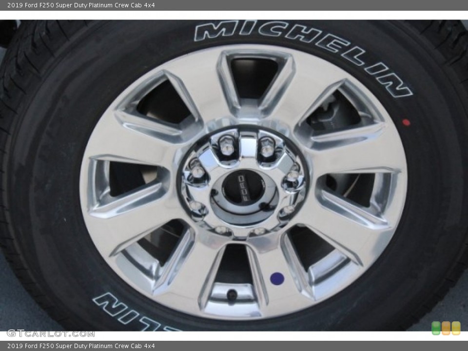 2019 Ford F250 Super Duty Platinum Crew Cab 4x4 Wheel and Tire Photo #128999685