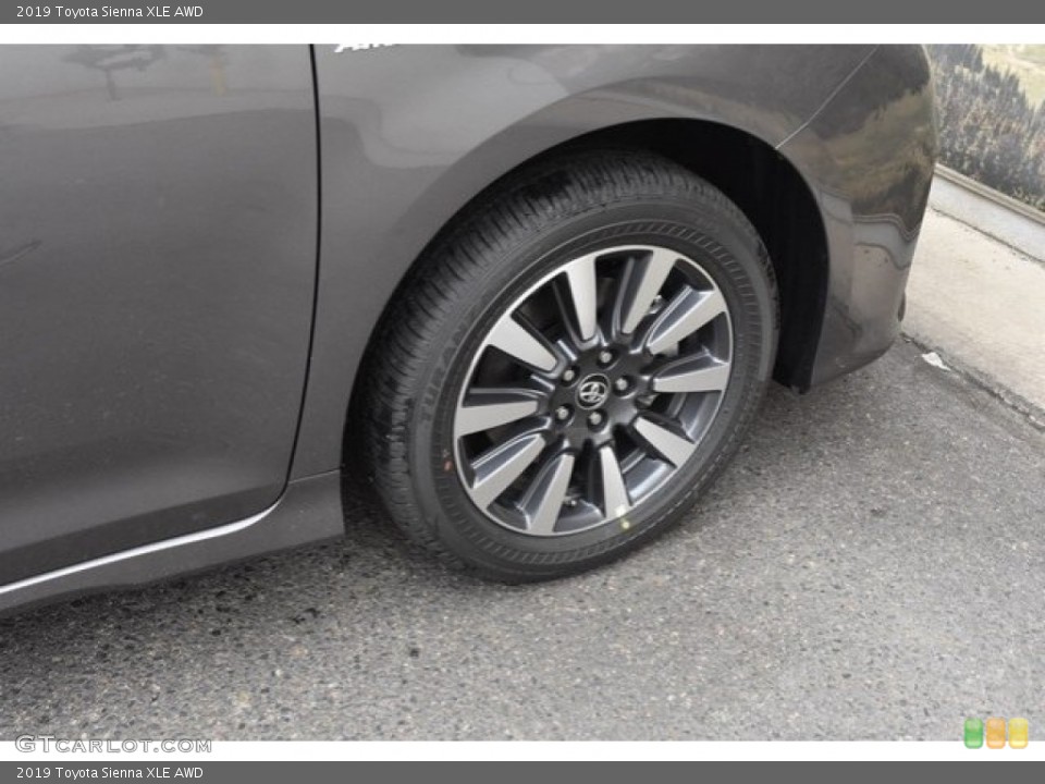 2019 Toyota Sienna XLE AWD Wheel and Tire Photo #129001512