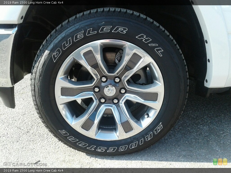 2019 Ram 1500 Long Horn Crew Cab 4x4 Wheel and Tire Photo #129033372