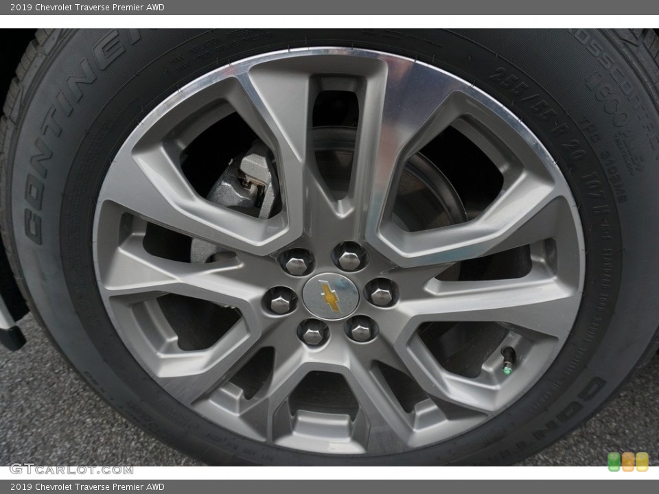 2019 Chevrolet Traverse Premier AWD Wheel and Tire Photo #129041595