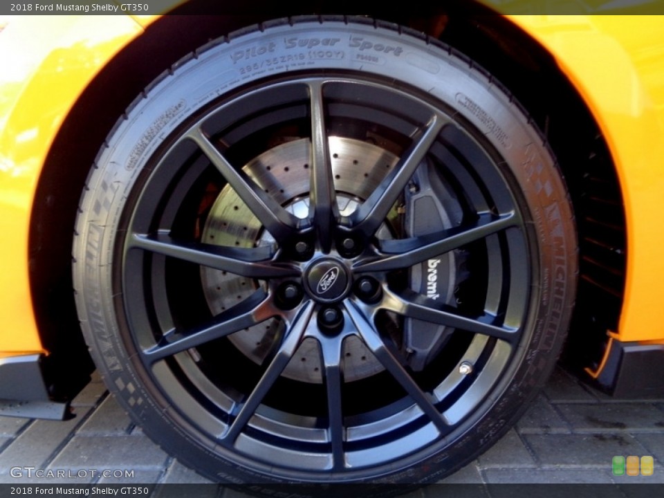 2018 Ford Mustang Shelby GT350 Wheel and Tire Photo #129099303