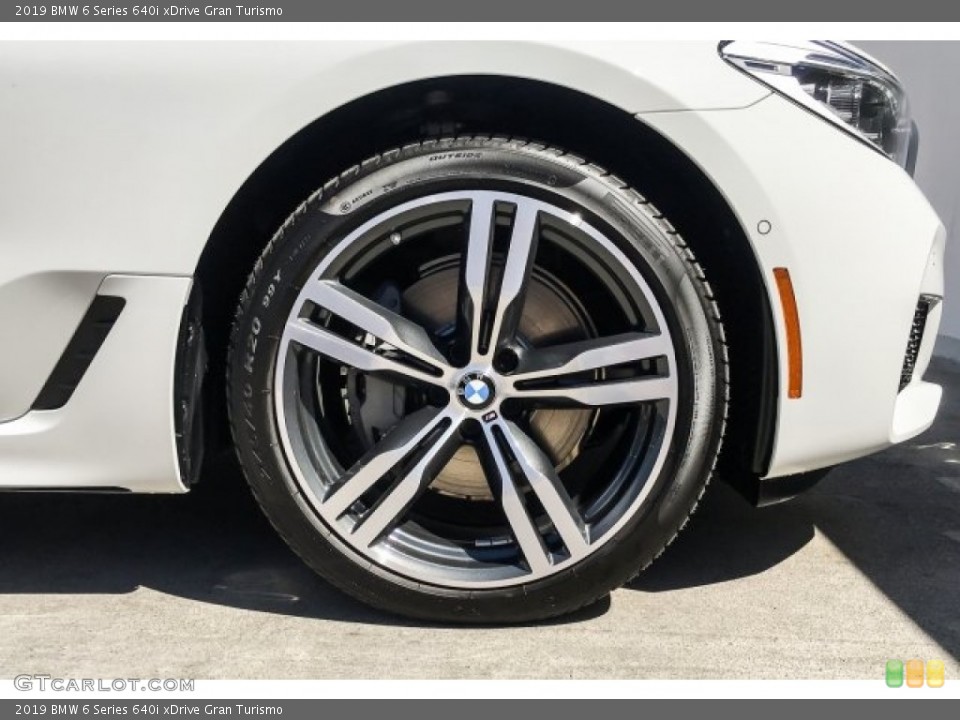 2019 BMW 6 Series 640i xDrive Gran Turismo Wheel and Tire Photo #129129890