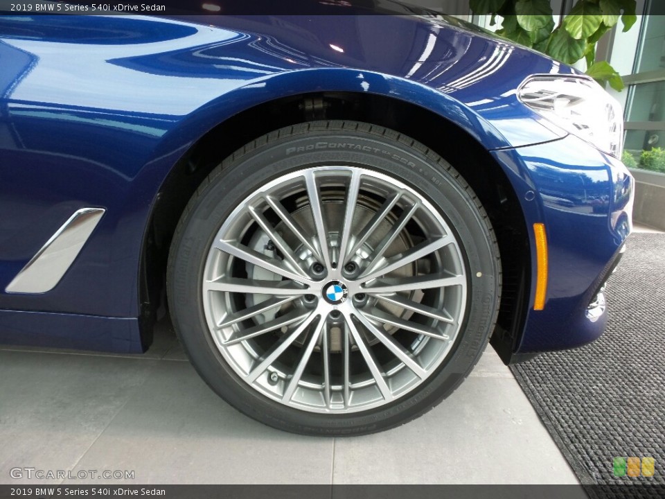 2019 BMW 5 Series 540i xDrive Sedan Wheel and Tire Photo #129134213
